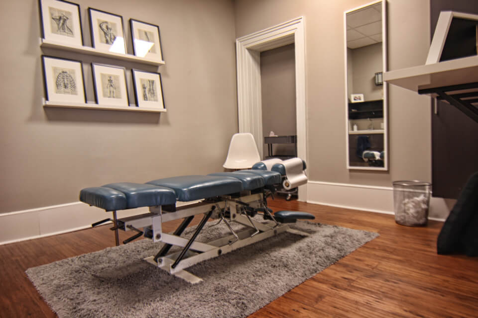 Spine Centre Chiropractic Clinic Treatment Room
